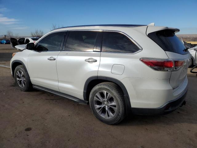 5TDJKRFH2FS215644 - 2015 TOYOTA HIGHLANDER XLE 白色 照片 2