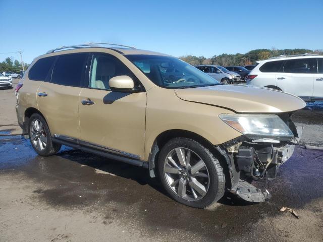 5N1AR2MM8DC657650 - 2013 NISSAN PATHFINDER S Złoty zdjęcie 4
