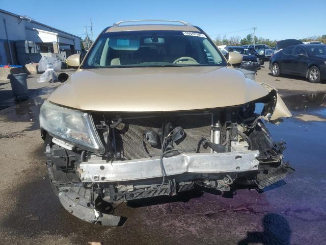5N1AR2MM8DC657650 - 2013 NISSAN PATHFINDER S Złoty zdjęcie 5