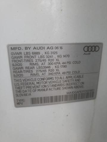 WA1DGAFE1FD031601 - 2015 AUDI Q7 PRESTIGE 白色 照片 13