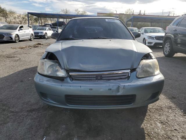 2HGEJ6617YH545899 - 2000 HONDA CIVIC BASE BLUE photo 5