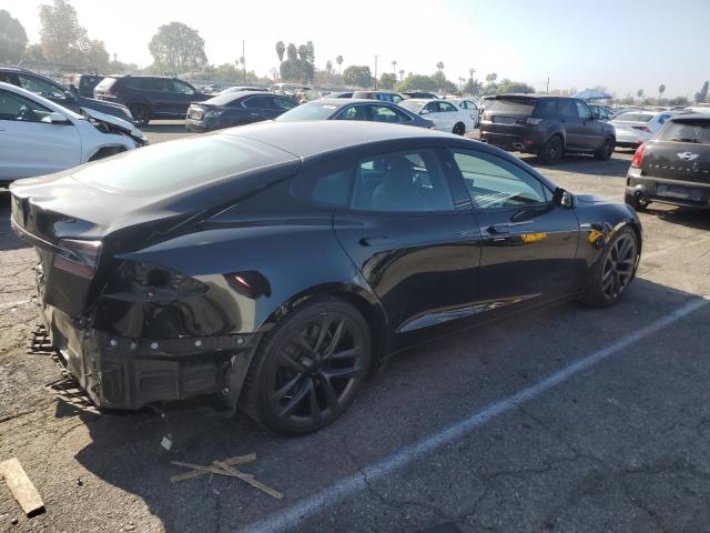 5YJSA1E52MF443578 - 2021 TESLA MODEL S BLACK photo 3