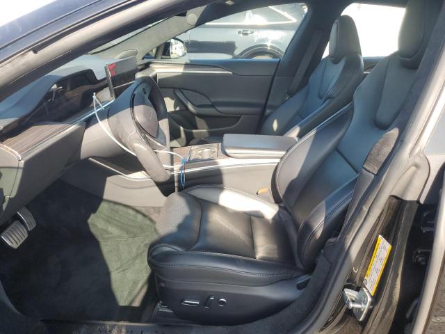 5YJSA1E52MF443578 - 2021 TESLA MODEL S BLACK photo 7