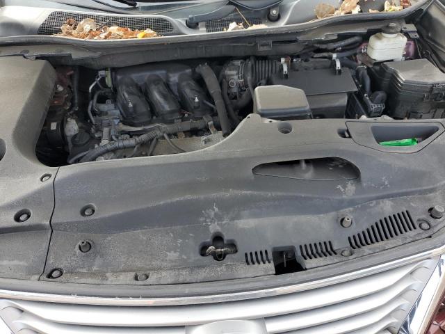 2T2BK1BA5EC237705 - 2014 LEXUS RX 350 BASE BURGUNDY photo 12
