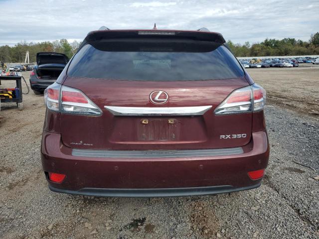 2T2BK1BA5EC237705 - 2014 LEXUS RX 350 BASE BURGUNDY photo 6