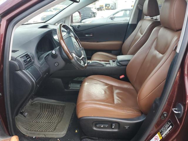 2T2BK1BA5EC237705 - 2014 LEXUS RX 350 BASE BURGUNDY photo 7