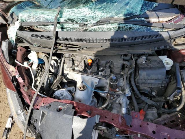 19XFB2F55EE241120 - 2014 HONDA CIVIC LX RED photo 11