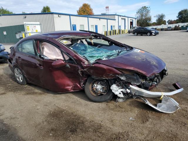 19XFB2F55EE241120 - 2014 HONDA CIVIC LX RED photo 4