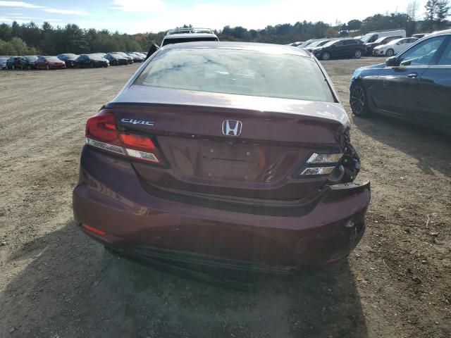 19XFB2F55EE241120 - 2014 HONDA CIVIC LX RED photo 6