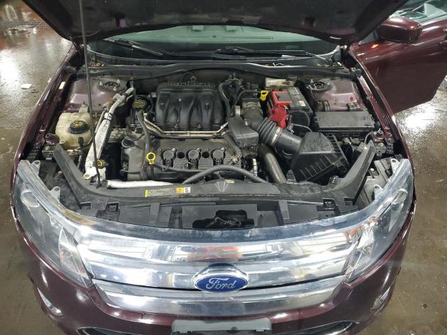 3FAHP0JG6BR305747 - 2011 FORD FUSION SEL MAROON photo 11
