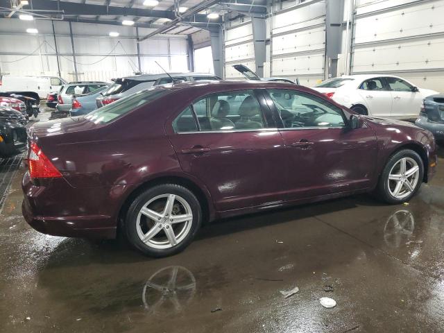 3FAHP0JG6BR305747 - 2011 FORD FUSION SEL MAROON photo 3