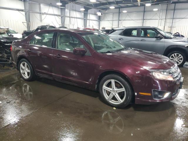 3FAHP0JG6BR305747 - 2011 FORD FUSION SEL MAROON photo 4