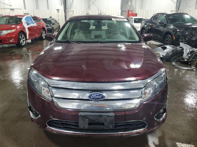 3FAHP0JG6BR305747 - 2011 FORD FUSION SEL MAROON photo 5