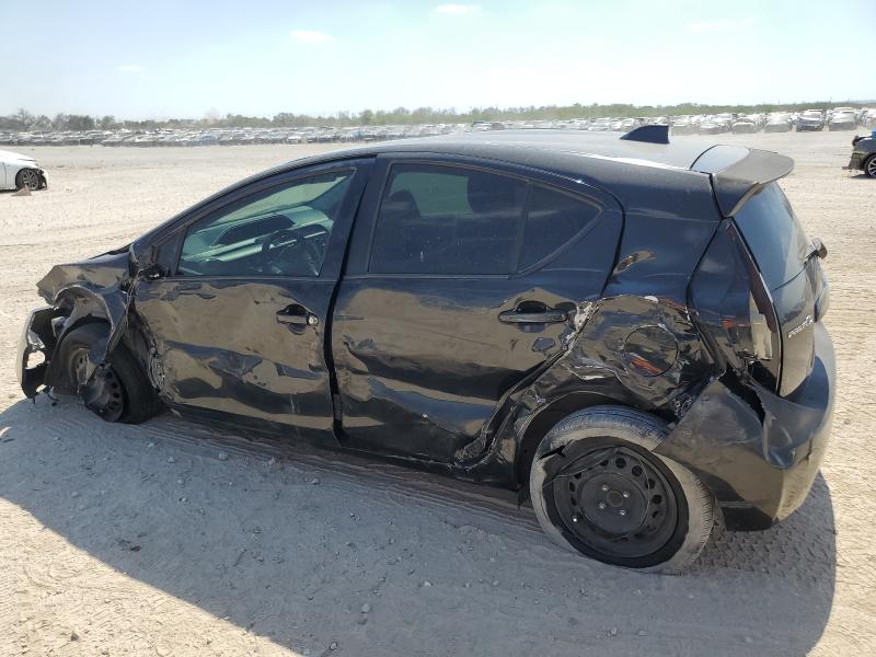 JTDKDTB39G1120602 - 2016 TOYOTA PRIUS C BLACK photo 2