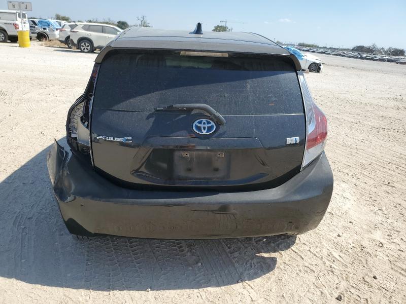 JTDKDTB39G1120602 - 2016 TOYOTA PRIUS C BLACK photo 6