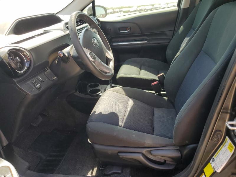 JTDKDTB39G1120602 - 2016 TOYOTA PRIUS C BLACK photo 7