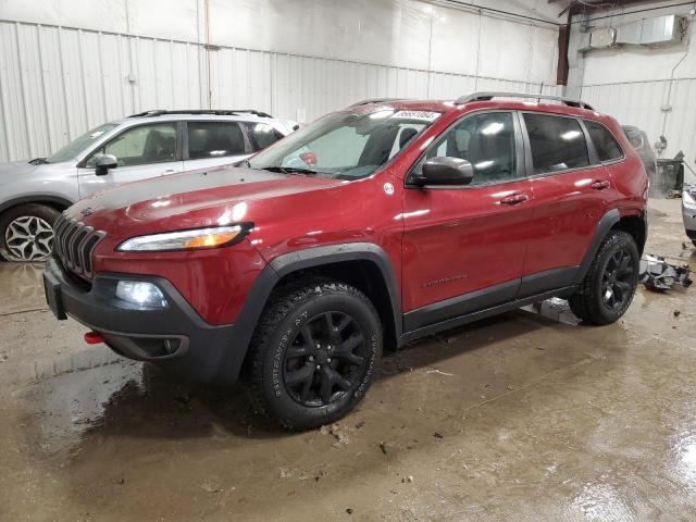 1C4PJMBS1HW569238 - 2017 JEEP CHEROKEE TRAILHAWK RED photo 1