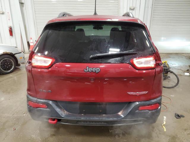1C4PJMBS1HW569238 - 2017 JEEP CHEROKEE TRAILHAWK RED photo 6