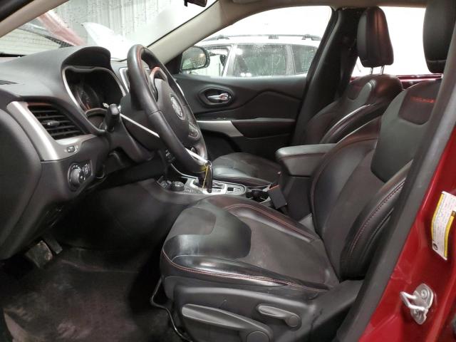 1C4PJMBS1HW569238 - 2017 JEEP CHEROKEE TRAILHAWK RED photo 7