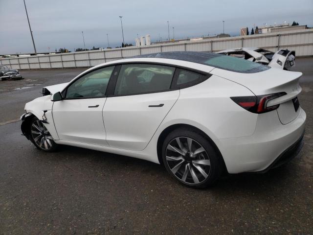 5YJ3E1EB7SF083588 - 2025 TESLA MODEL 3 白色 照片 2