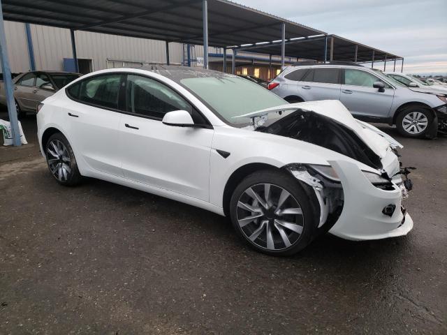 5YJ3E1EB7SF083588 - 2025 TESLA MODEL 3 白色 照片 4