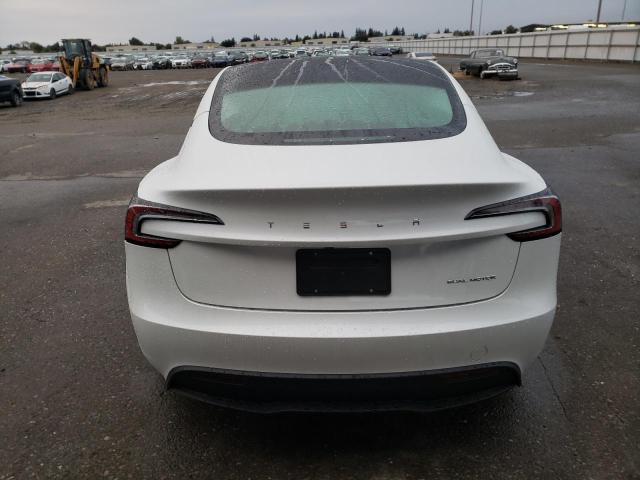 5YJ3E1EB7SF083588 - 2025 TESLA MODEL 3 白色 照片 6