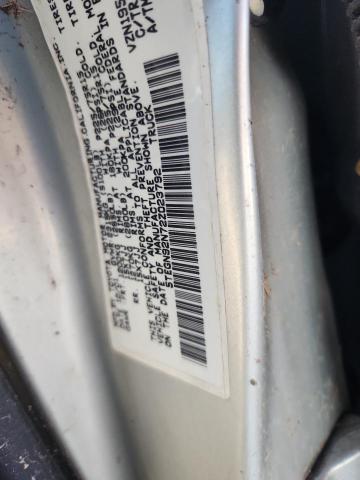 5TEGN92N72Z023792 - 2002 TOYOTA TACOMA DOUBLE CAB PRERUNNER SILVER photo 12