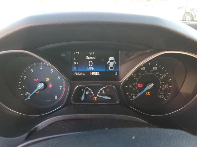 1FADP3K28JL256633 - 2018 FORD FOCUS SE SILVER photo 9