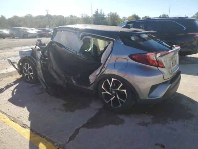 JTNKHMBX4K1015564 - 2019 TOYOTA C-HR XLE Grau Foto 2