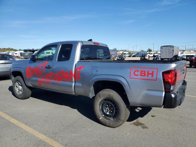 3TYSX5EN1MT009464 - 2021 TOYOTA TACOMA ACCESS CAB Plata foto 2