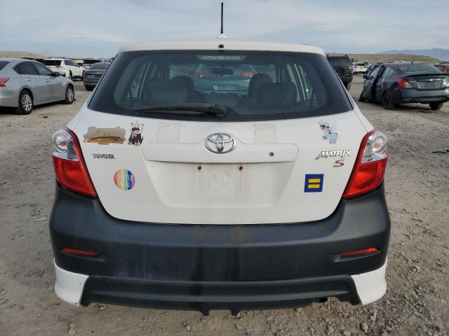 2T1KE40E69C017790 - 2009 TOYOTA COROLLA MA S WHITE photo 6