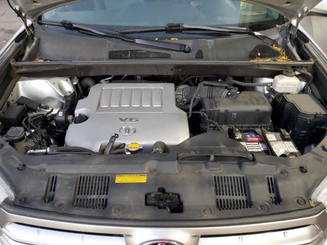 5TDBK3EH0BS069029 - 2011 TOYOTA HIGHLANDER BASE Plata foto 12
