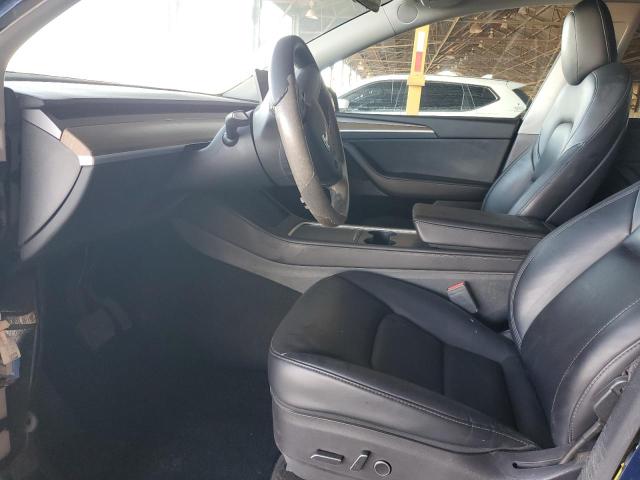 7SAYGAEE2PF582870 - 2023 TESLA MODEL Y Bleu photo 7