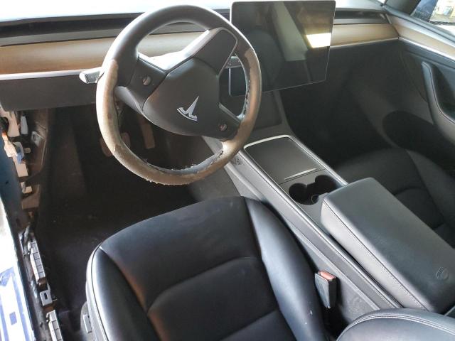 7SAYGAEE2PF582870 - 2023 TESLA MODEL Y Bleu photo 8