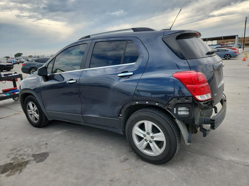 3GNCJLSB4JL261752 - 2018 CHEVROLET TRAX 1LT Көк фото 2