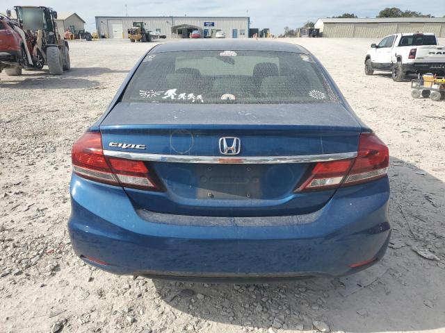 2HGFB2F58DH603428 - 2013 HONDA CIVIC LX 蓝色 照片 6