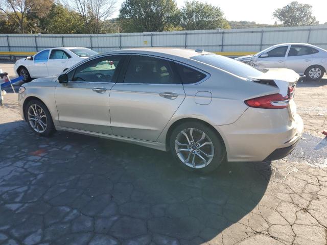 3FA6P0CD8KR177005 - 2019 FORD FUSION SEL Beige Foto 2