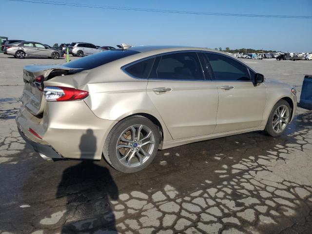 3FA6P0CD8KR177005 - 2019 FORD FUSION SEL Beige Foto 3