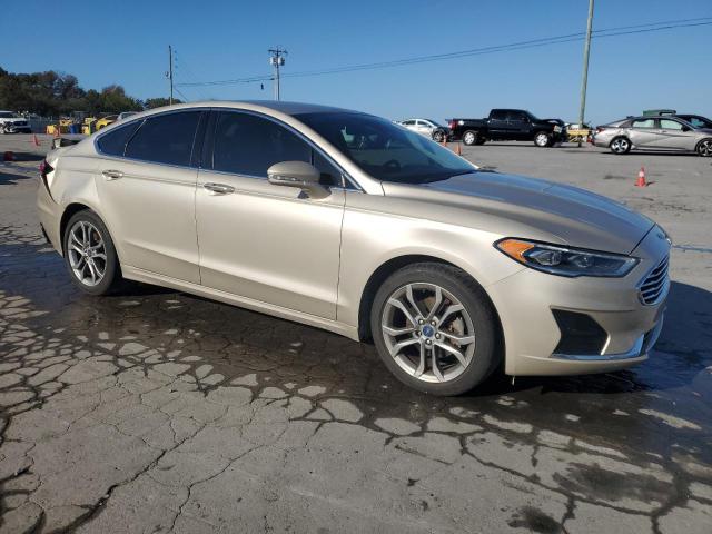 3FA6P0CD8KR177005 - 2019 FORD FUSION SEL Beige Foto 4