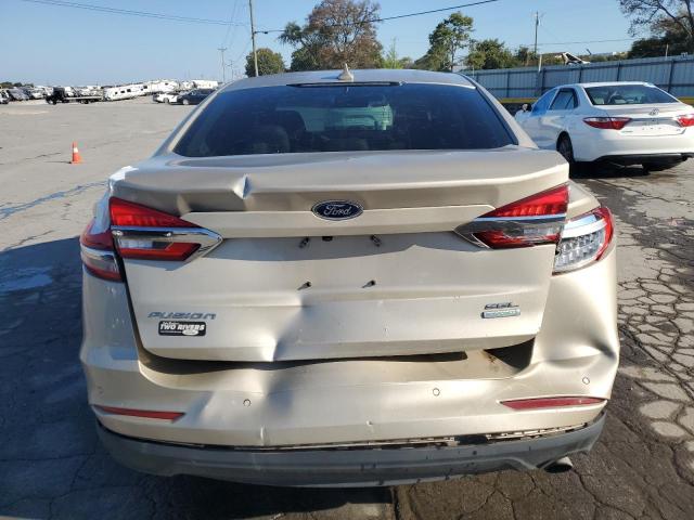 3FA6P0CD8KR177005 - 2019 FORD FUSION SEL Beige Foto 6