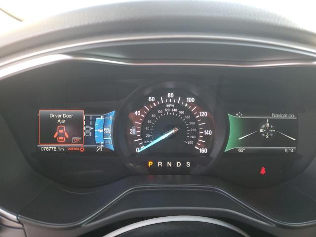 3FA6P0CD8KR177005 - 2019 FORD FUSION SEL Beige Foto 9