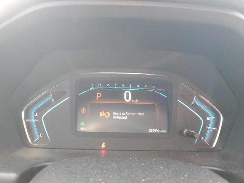 5FNRL6H73KB015437 - 2019 HONDA ODYSSEY EXL SILVER photo 9