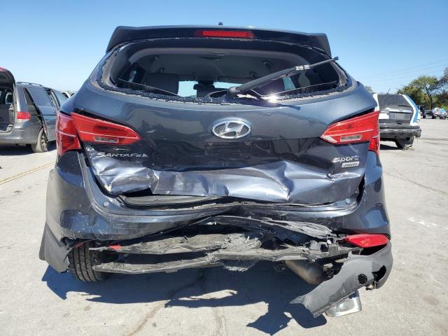 5XYZUDLBXEG196546 - 2014 HYUNDAI SANTA FE S BLUE photo 6