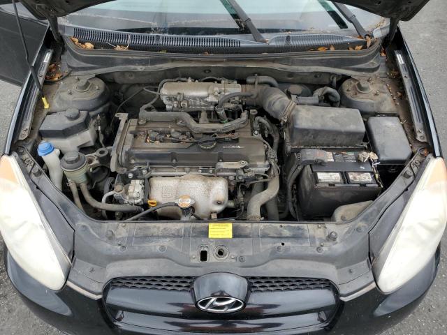 KMHCM36C49U139425 - 2009 HYUNDAI ACCENT GS BLACK photo 11