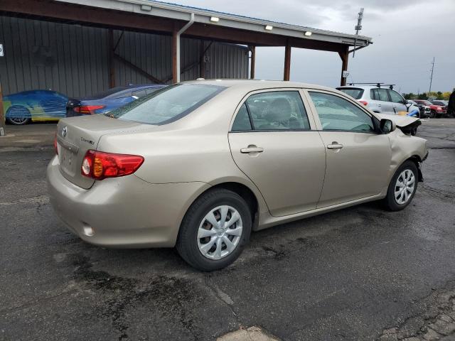 2T1BU4EE1AC389795 - 2010 TOYOTA COROLLA BASE GOLD photo 3