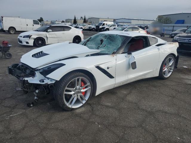 1G1YA2D74K5117324 - 2019 CHEVROLET CORVETTE STINGRAY 1LT WHITE photo 1