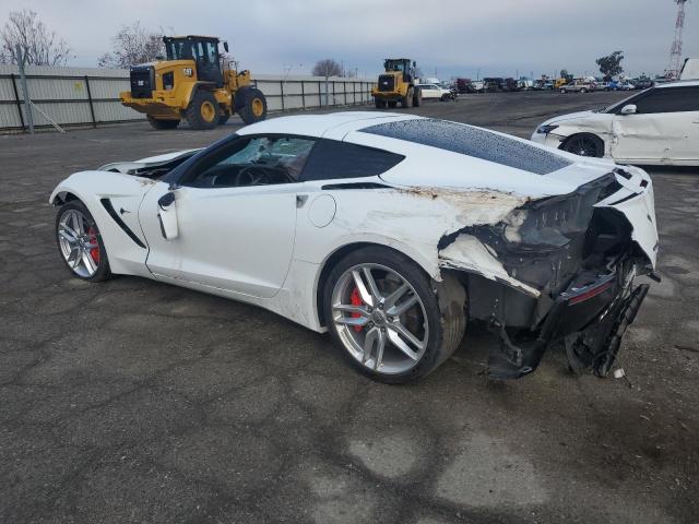 1G1YA2D74K5117324 - 2019 CHEVROLET CORVETTE STINGRAY 1LT WHITE photo 2