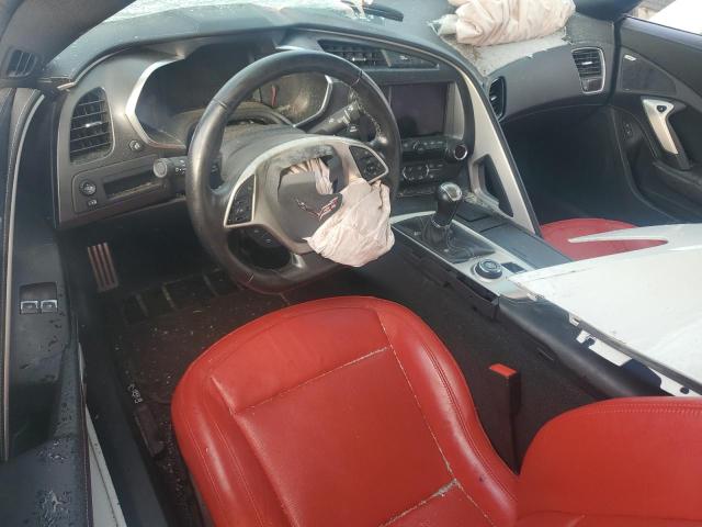 1G1YA2D74K5117324 - 2019 CHEVROLET CORVETTE STINGRAY 1LT WHITE photo 8