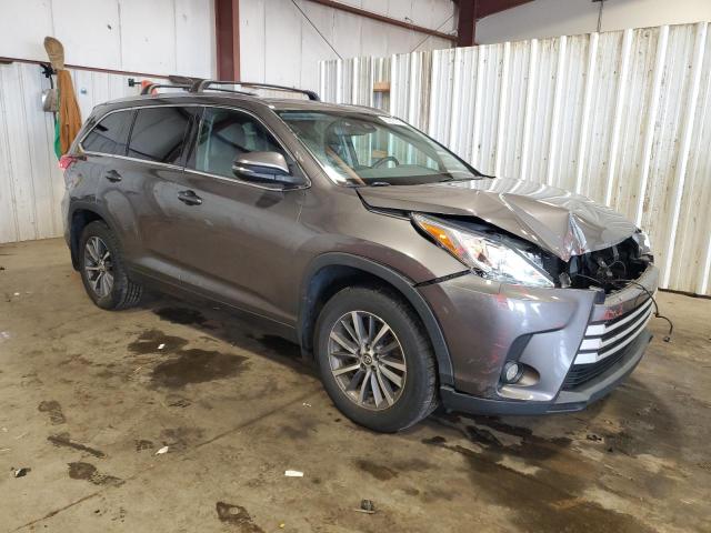 5TDJZRFH8HS382346 - 2017 TOYOTA HIGHLANDER SE ნაცრისფერი ფოტო 4