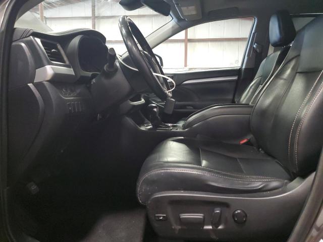 5TDJZRFH8HS382346 - 2017 TOYOTA HIGHLANDER SE ნაცრისფერი ფოტო 7